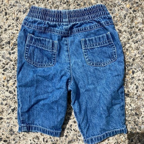 TKS BASICS BABY BLUE JEANS W TRUCK STITCHING 3-6 m - Picture 2 of 5